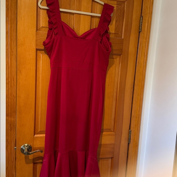 Grace Karin Red Midi Dress - Picture 4 of 5